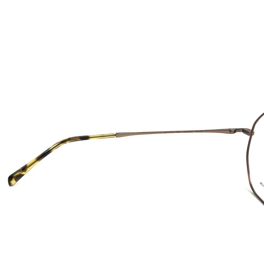 Gigi Studios Eyeglasses Frames ALEGRIA 8117/9 Brown Gold Octagonal 53-17-140